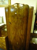 Walnut Veneered Single Wardrobe
