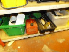 3 Assorted Boxes Containing Tools - Petrol Cans etc