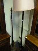 2 Oak Art Deco Standard Lamps