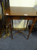 Edwardian Occasional Table on Tapered Legs