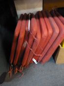 10 Red Padded Cushons