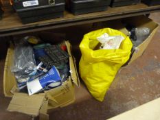 *2 Boxes & Bag containing Personal Protective Equipment - Hi-Viz Jackets -First Aid Kits etc