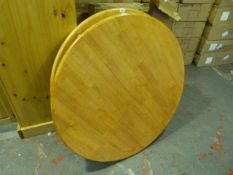 *2 Circular Tables & Assorted Flat Pack Furniture