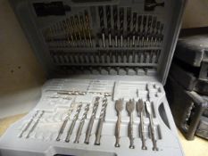 Box Containing Assorted Drill Bits