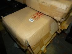 *Furnisho Faux Brown Leather Bed Comprising of Bed Head - Foot & Side Rails