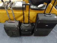 3 Black Pull Along Cases