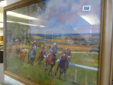 Pine Framed Print of The Ascot Races