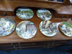 6 Royal Doulton Old Country Crafts Cabinet Plates
