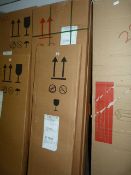 *Flat Pack Wardrobe with Mirrors & Drawers (4 Cartons)