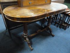 Victorian Rosewood Oval Hall Table