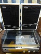 Fidelity Solid State Record Player with Speakers