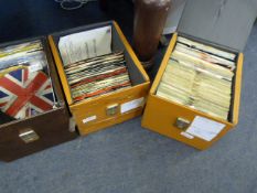 3 Boxes of Single Records