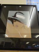 Framed Ashley David Print