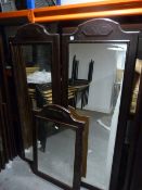*2 Full Length Wall Mountable Mirrors & 1 Small