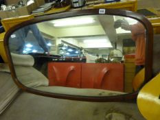 Mahogany Framed Wall Mirror