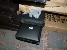 *Furnisho Black Vienna Bed Comprising of Bed Head - Foot & Side Rails Only