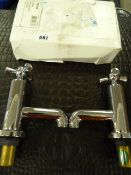 Pair of Vienna Chrome Tap Handles