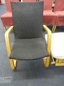 Black Ratan Easy Chair