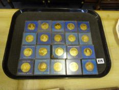 20 Solid Bronze William Wilberforce Medals