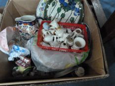 Large Box of China Ware etc