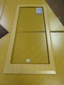 Beech Framed Glazed Notice Board