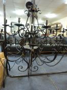 17 Light Black Decorative Hanging Chandelier