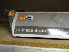B & Q 12 Piece Drain Rod Set