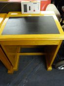 Solid Light Oak Council Voting Desk