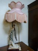 Florence of Naples Hand Designed Table Lamp & Shade