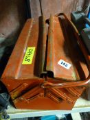 Red Cantilever Tool Box containing assorted Mechanics Tools etc