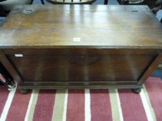 Oak Ottoman & Contents