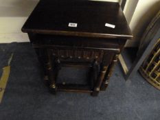 Nest of 2 Mahogany Tables