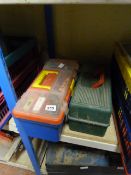 2 Plastic Tool Boxes