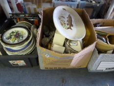 3 Boxes of China & Glassware