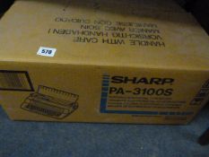 Sharp Electronic Typewriter