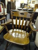 Oak Captains Chair