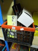 Box Containing Cordless Edging Shear - Tile Cutter & Hand Drill