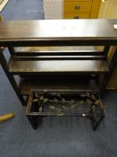 Oak Bookshelf & Another