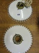 2 French Ceiling Lights