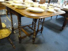Oak Drop Leaf Table