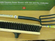 *Garden Fork & Brush