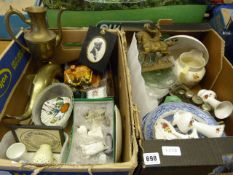 2 Boxes of Older China & Glassware etc