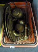 Box of Brass & Copperware