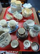 2 Trays of Older Ceramic Wares