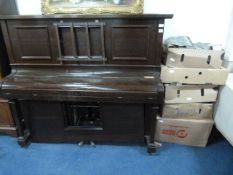 Autolist Pianola & Large Quantity of Rolls