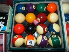*Set of American Pool Balls