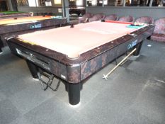 *Sam Billiards & Snooker American Pool Table with Balls & Accessories