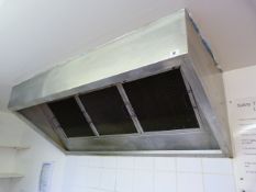 *Stainless Steel Extraction Canopy - As Fitted