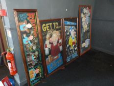 *4 Framed Chalk Boards