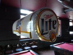*American Pool Table Light Branded Miller Light